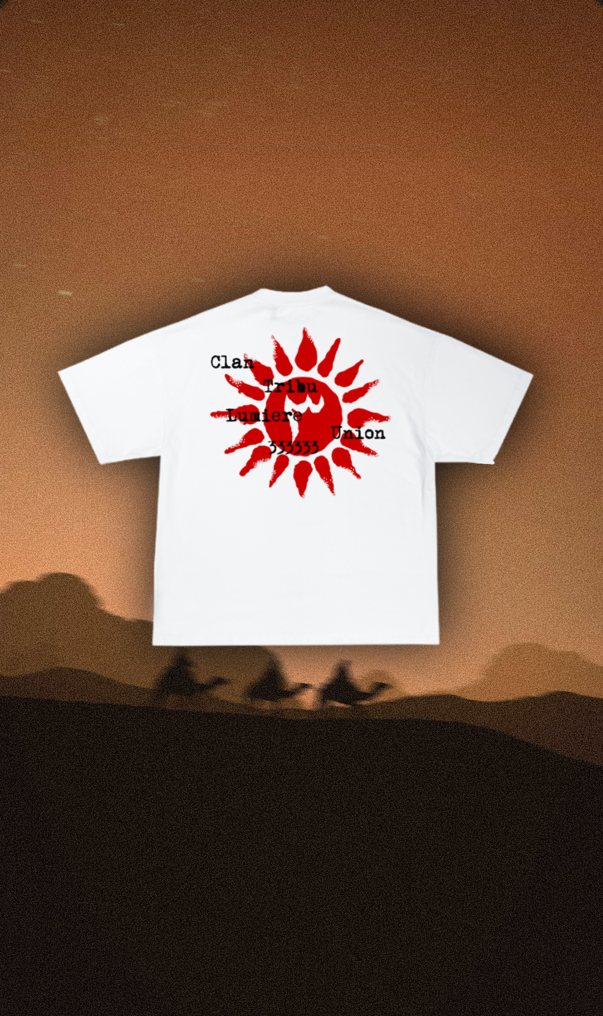 T-shirt La Lettre Blanc