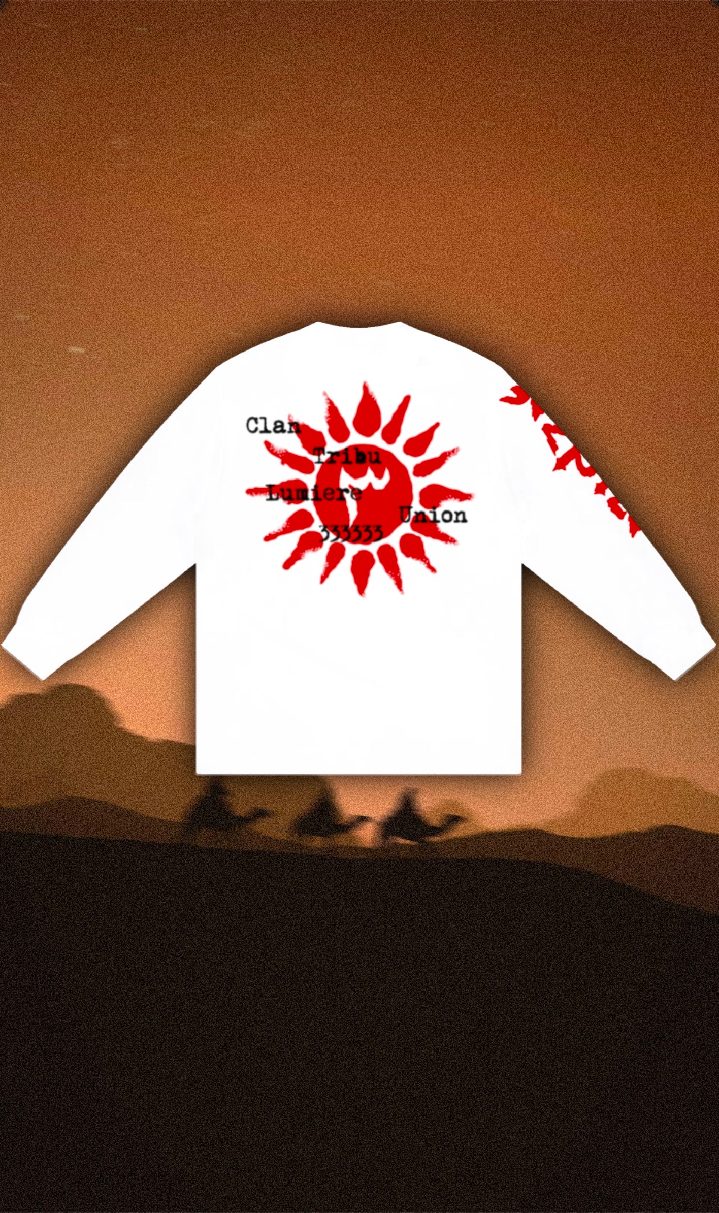 Longsleeve La Lettre Blanc