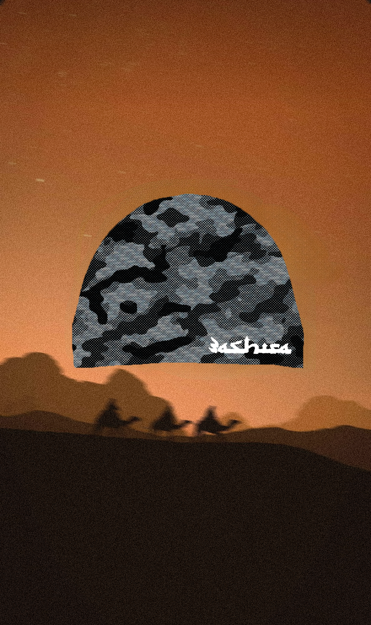 Skull Cap BlueCamo