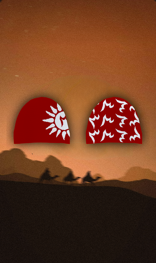 Bonnet Réversible Rouge