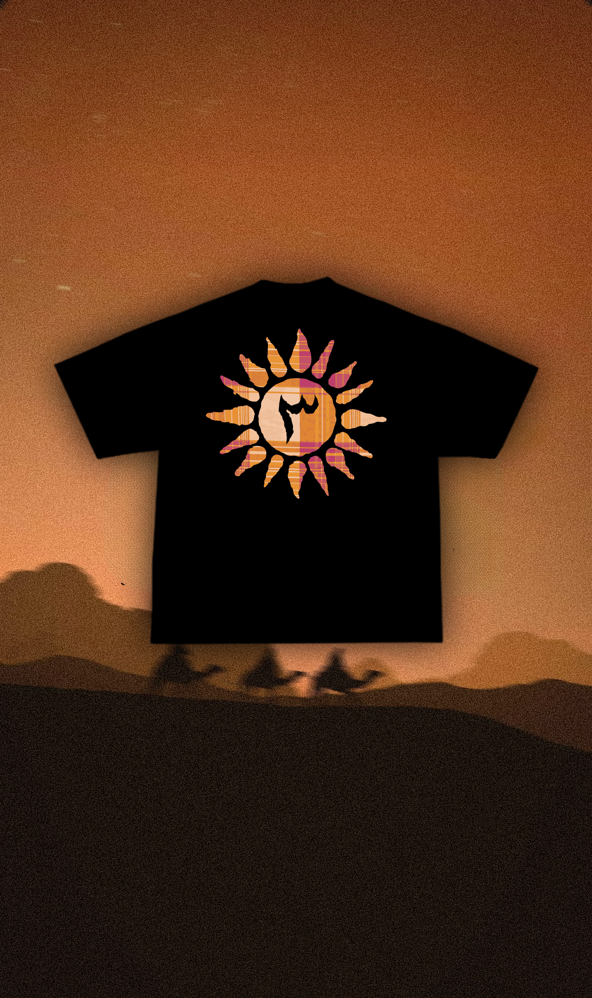 T-shirt Madras Black