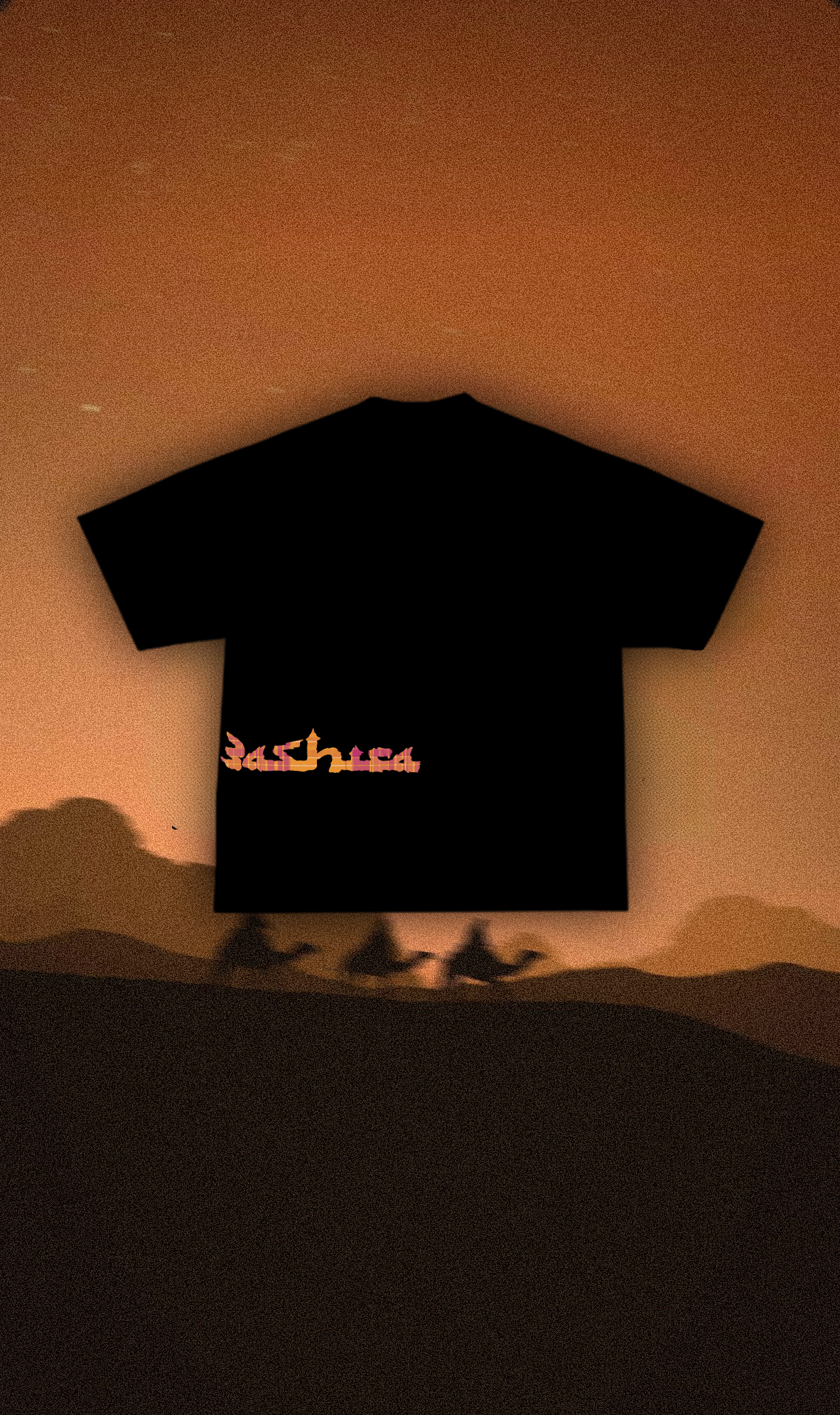 T-shirt Madras Black